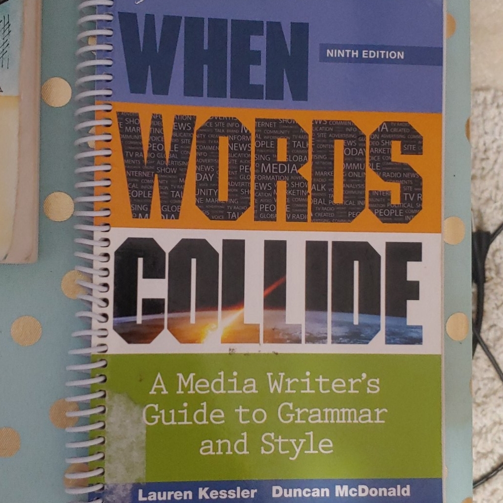 Used textbook - When words collide